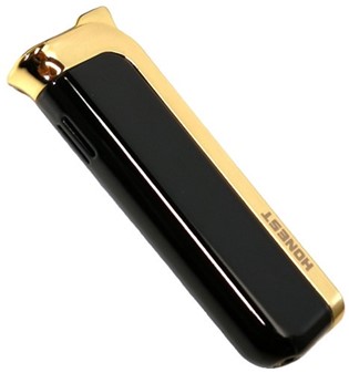 KÆRESTE GAVE. Salg af eksklusiv og billig sort / guld lighter gas
