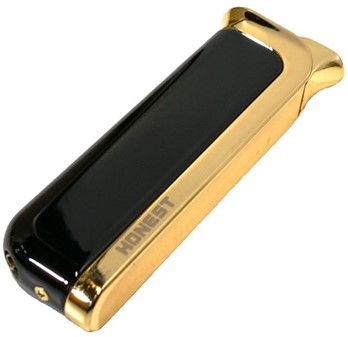 KÆRESTE GAVE. Salg af eksklusiv og billig sort / guld lighter gas