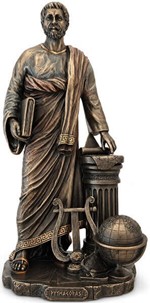 Pythagoras figur. Gave til medicinsk universitetsuddannet eller læge