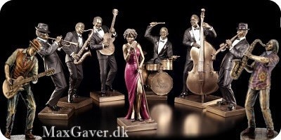 UDSMYKNING TIL HJEMMET | Jazzmusikere dekorative figurer