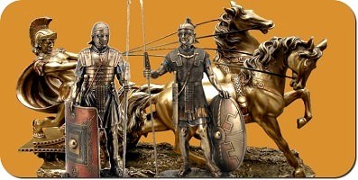 Romerske soldater figurer