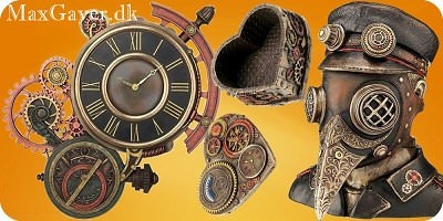 STEAMPUNK | Meget dekorative figurer - gode gaver.