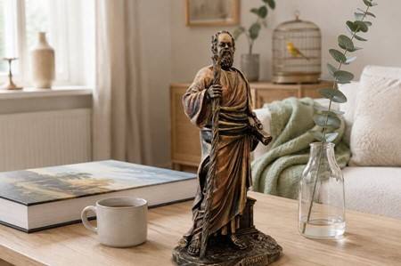 SOKRATES. En unik bronze figur af antikkens største filosof fra Athen