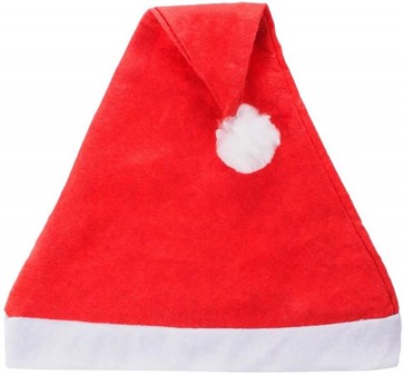 Julemandshue. Klassisk og billig rød nissehue til advent, juletid