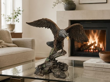 ØRN FIGUR. Majestætisk ørn bronzefigur. Den perfekte gave til ham