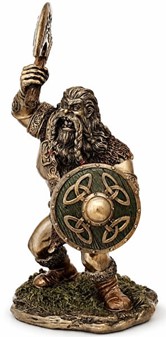Frygtløs Vikingekriger. Humoristisk Dekorativ Figur til Hjem og Kontor