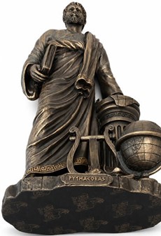 Pythagoras figur. Gave til medicinsk universitetsuddannet eller læge
