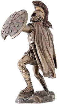 GRÆSK MYTOLOGISK FIGUR. Figur af Achilleus, helten fra trojanerkrigen