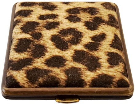 Diskret Elegance som Gave: Leopard Cigaret Etui i Kunstlæder