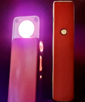 Elegant elektrisk lighter med LED – perfekt gave til hende med stil