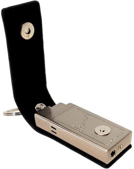 GAVE TIL MANDEN. Unik lighter nøglering med rød flamme i laveste pris