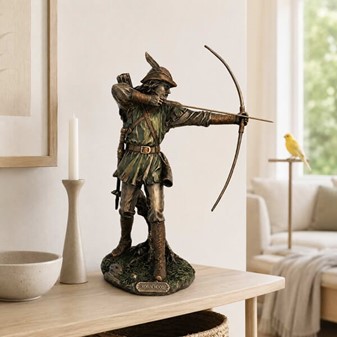Robin Hood Figur. Legenden I Bronze: Sherwood-stil til din stuen!