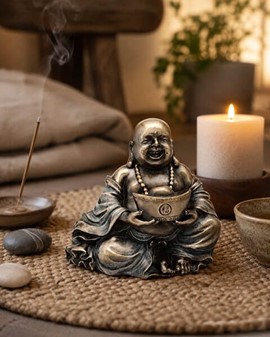Buddha Figur. Bring held og overskud ind i hjemmet med bronze Buddha