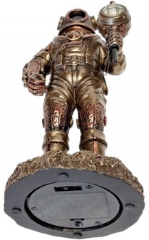 DEKORATION HJEMMET. Steampunk Veronese figur af døde dykker med LED