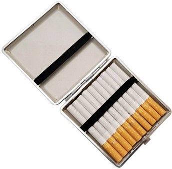 CIGARETETUI 20 CIGATETTER. Bedste, klassisk etui kunstlæder. Kun 99 kr