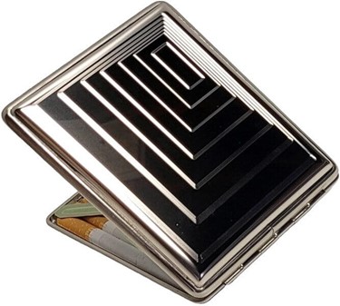CIGARETETUI TIL LANGE CIGARETTER. Køb stor metal cigaret etui online