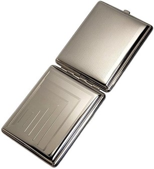 CIGARETETUI TIL LANGE CIGARETTER. Køb stor metal cigaret etui online