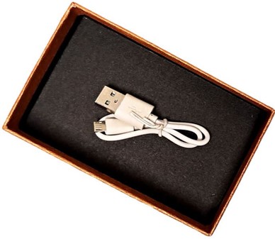 Luksuriøs Genopladelig Guld USB Lighter - Miljøvenlig og Elegant