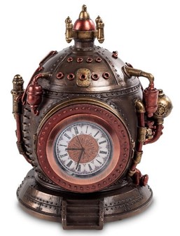 BEDSTE JULEGAVE TIL HAM. Dekorativ figur i form Steampunk tidsmaskine