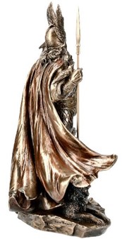 Odin skulptur. En mytologisk figur til hjem og kontor dekoration