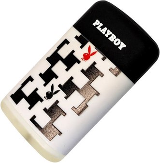 BILLIGE GAVER TIL HENDE. Billig lighter med blå flamme og Playboy-logo