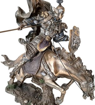 Luksuriøs Figur til Kontor. Zhao Yun kinesisk generel. Gave til chefen