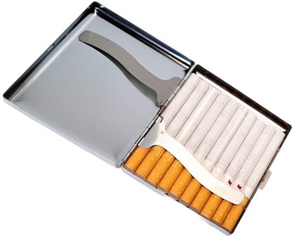 Smuk Hest i Galop på Metal Cigaretetui - Klassisk Design