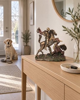 Sankt Jørgen og Dragen Statue. Den ultimative gave til mænd med mod