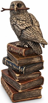 Ugle Figur Bronze. Kreativ Studentergave og Symbol på Visdom