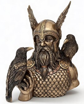 Odin Skulptur til Hjemmet. Odin Buste der styrer din stue!