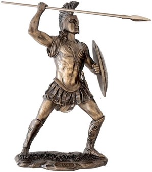 Ajax den Store Statue. Heroisk mytologisk figur og unik gave til mand