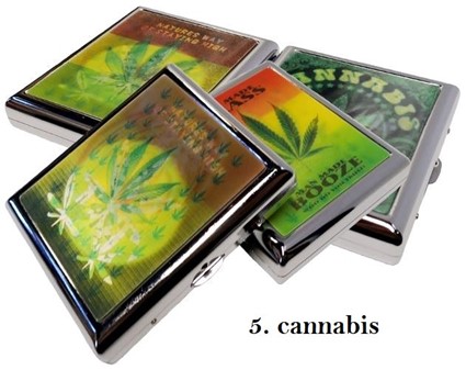 ÅRSDAGS GAVE TIL HAM. Cigaretetui med hologrammer. 20 stk cigaretter