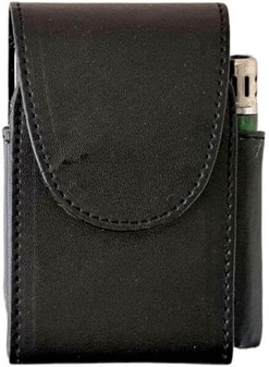 KØB CIGARETETUI. Læder etui til cigaretpakker + en lighter, kun 129 kr