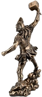 Thor Figur med Mjølner – Eksklusiv Statue til Det Moderne Hjem