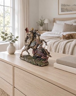 Sankt Jørgen og Dragen Statue. Den ultimative gave til mænd med mod