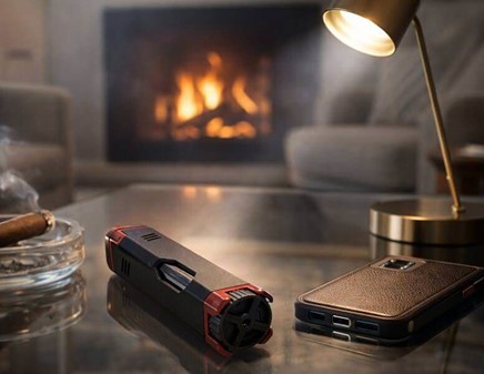 Opdag elegance og kraft. Køb vores solid stormlighter i i rød / sort
