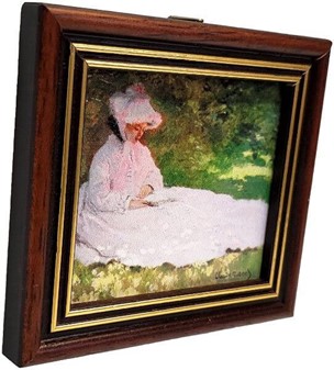 KOPI AF KUNST. Claude Monet "Forår", smuk og lille gave til forældre