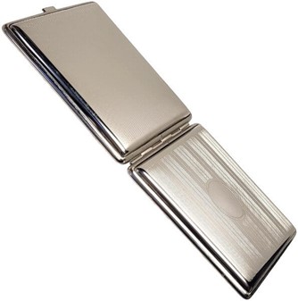 Billige cigaretetuier. Tysk metal cigaretetui til lange cigaretter