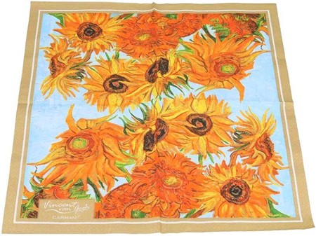 Vincent van Gogh Solsikker Servietter. Når hverdag møder kunst