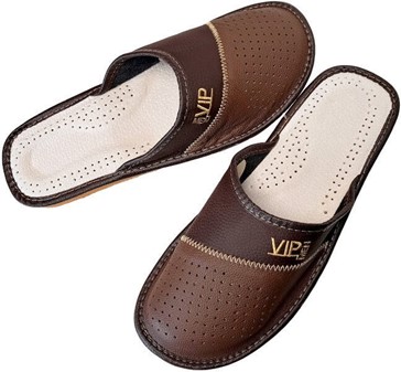 TØFLER TIL MÆND. Topkvalitet billige læder slippers herre