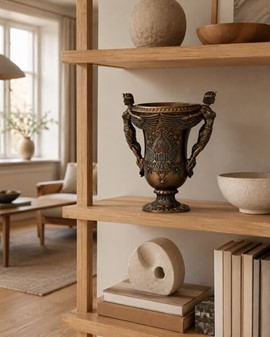 En egyptisk vase fra Veronese. To gudinder og et strejf af evighed!