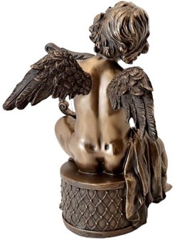 SMUK ENGEL. Smuk og billig bronze figur. Julegaveideer til hende