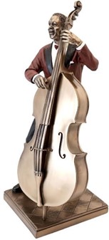 JAZZ KONTRABASSIST FIGUR | Julegave til Musiker og Musikelskeren