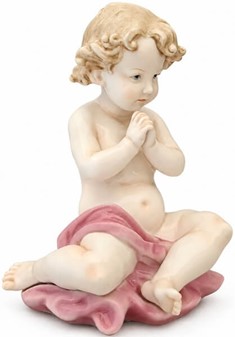 ENGEL FIGUR. Charmerende porcelæn figur. Et symbol på ro og skønhed
