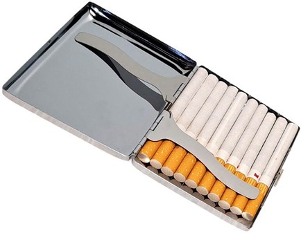 Billige metal cigaretetui med søde katte billeder. Til 20 cigaretter
