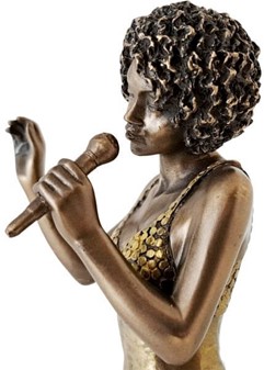 Jazz Diva Figur – En Elegant Gave til Musikelskere og Sangere