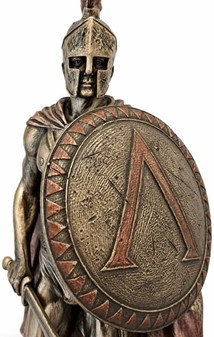 Eksklusiv bronze statuette af Kong Leonidas – Helt til din hylde