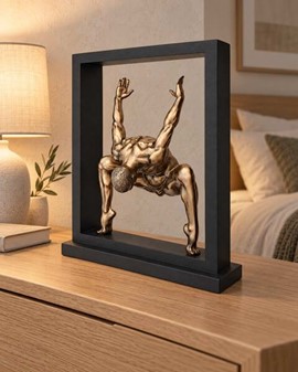 Sportsfigur i Bronze. Eksklusiv gymnastik figur og ultimativ gave