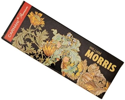 BRILLEETUI. Kunstnerisk etui til briller med William Morris design
