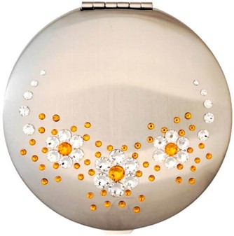 Elegant taskespejl med Swarovski krystaller – perfekt gave til hende